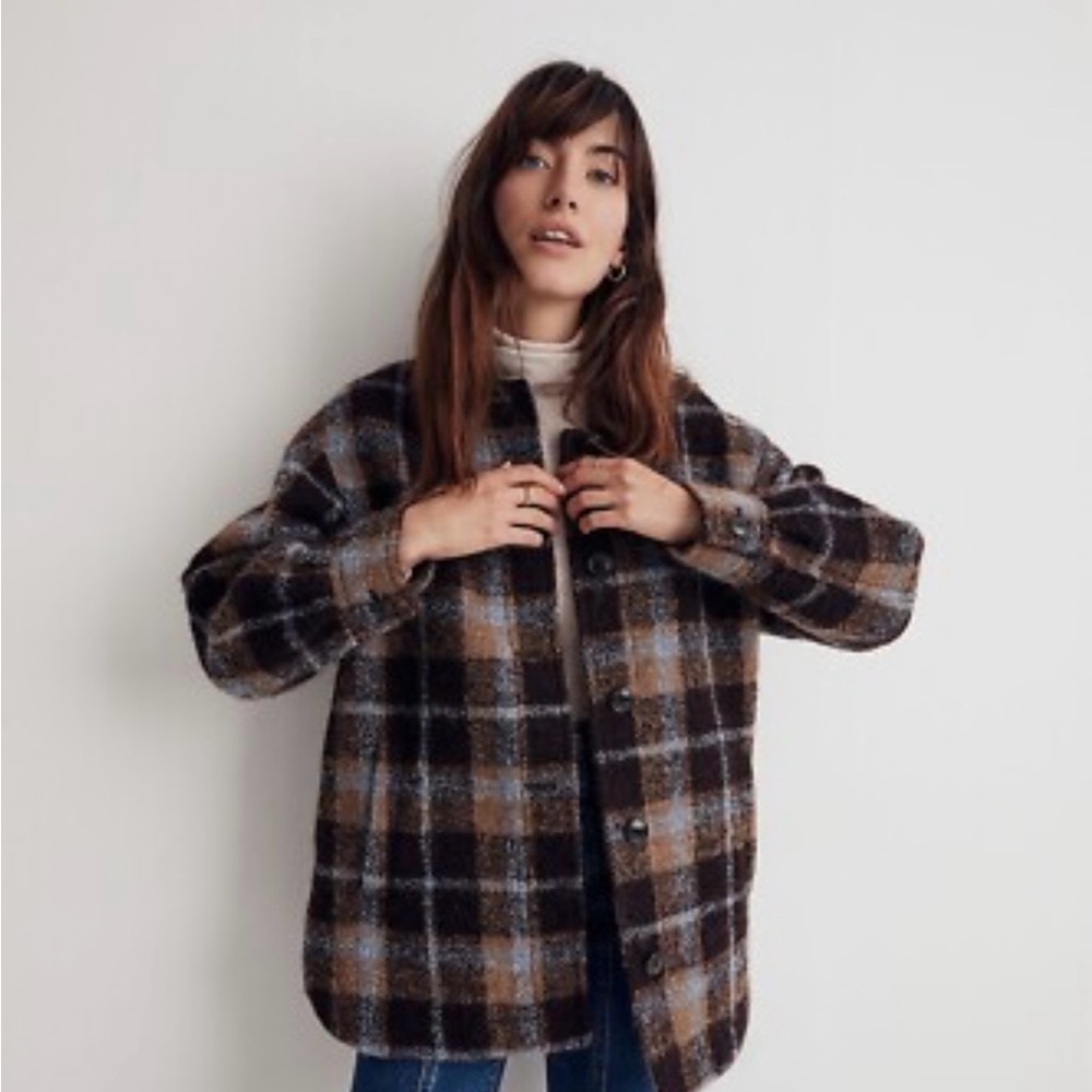 NWT Madewell Women's Plaid Shacket